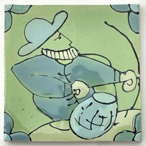 Gooseberry Archer Tile 140 x 140mm