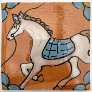 Honey Horse Tile 140 x 140mm
