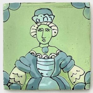 Gooseberry Queen Tile 140 x 140mm