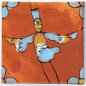 Honey Bee 1 Tile 140 x 140mm