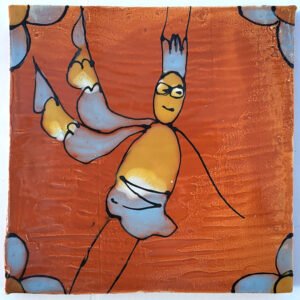 Honey Bee 2 Tile 140 x 140mm