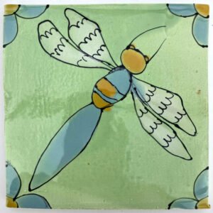 Gooseberry Damsel Fly Tile 140 x 140mm