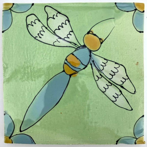 Gooseberry Damsel Fly Tile 140 x 140mm