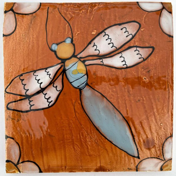 Honey Damsel Fly Tile 140 x 140mm