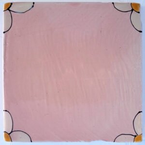 Rose Plain Tile 140 x 140mm