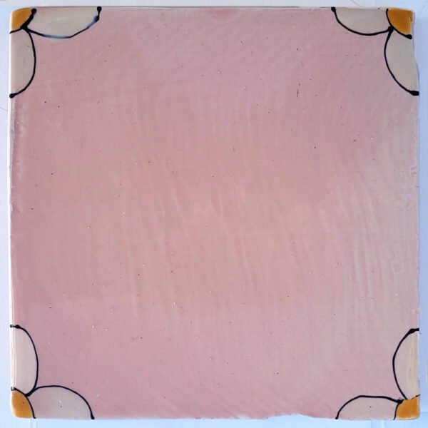 Rose Plain Tile 140 x 140mm