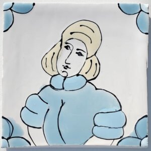 Blues Maid Tile 140 x 140mm