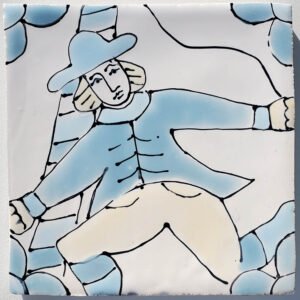 Blues Maypole Tile 140 x 140mm