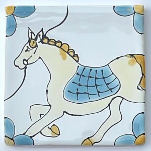 White Horse Tile 140 x 140mm
